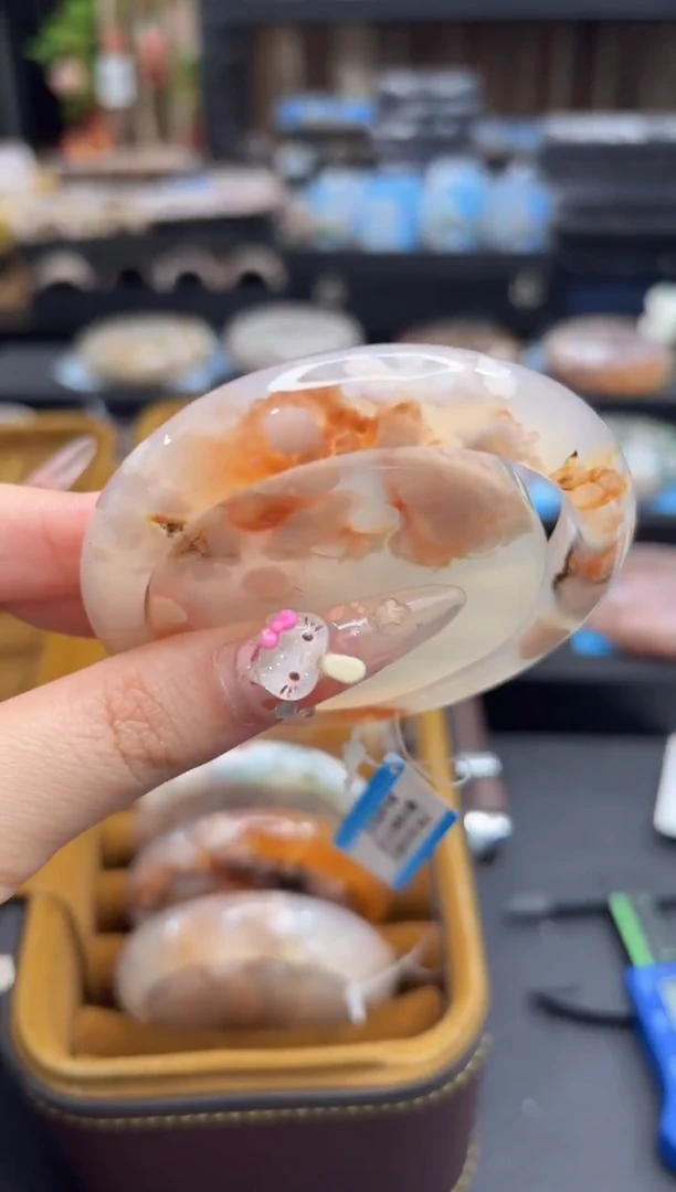 未镶嵌手镯石英质玉348(58圈赠送镯心)