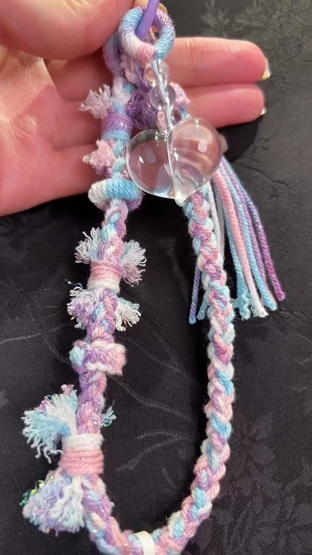 未镶嵌车挂水晶水晶手机链