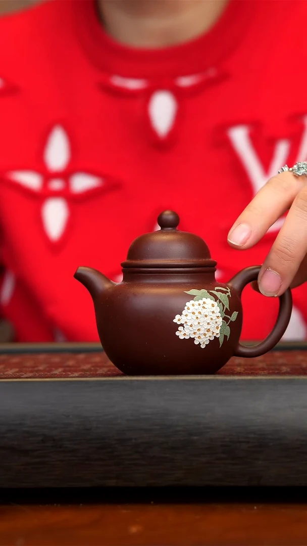 【闪购商品】紫砂茶壶紫朱泥掇球