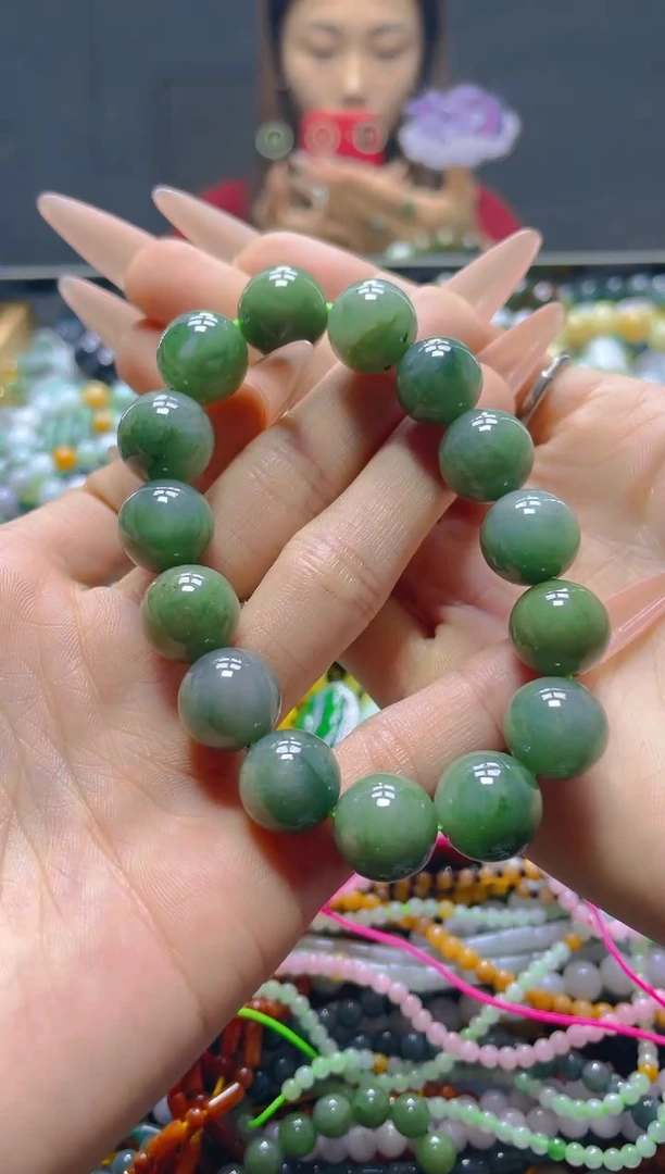 颈饰未镶嵌翡翠13MM