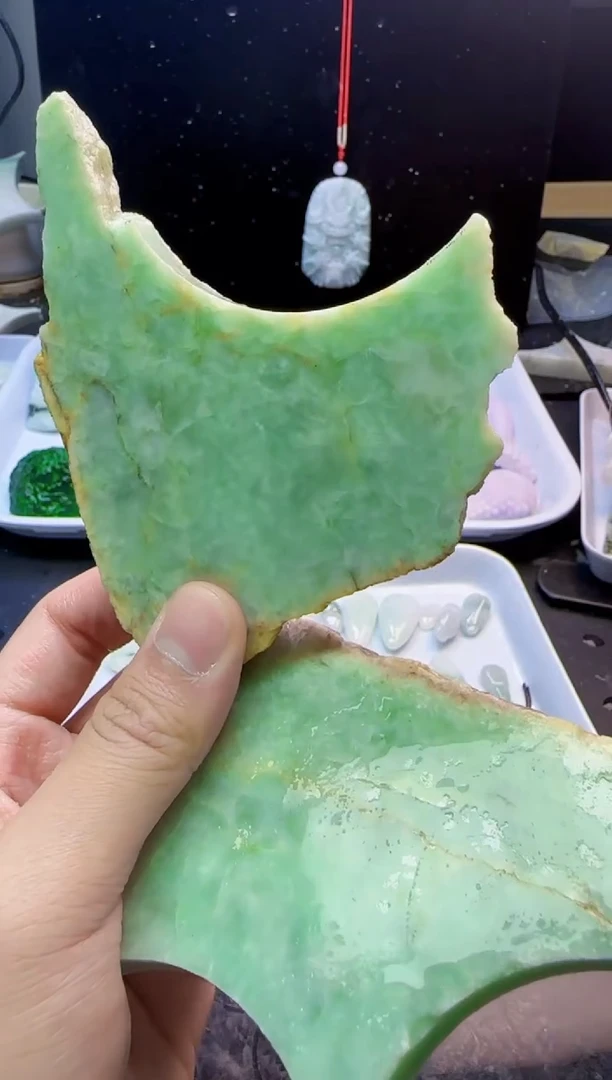 颈饰未镶嵌翡翠水****）031天然A货翡翠
