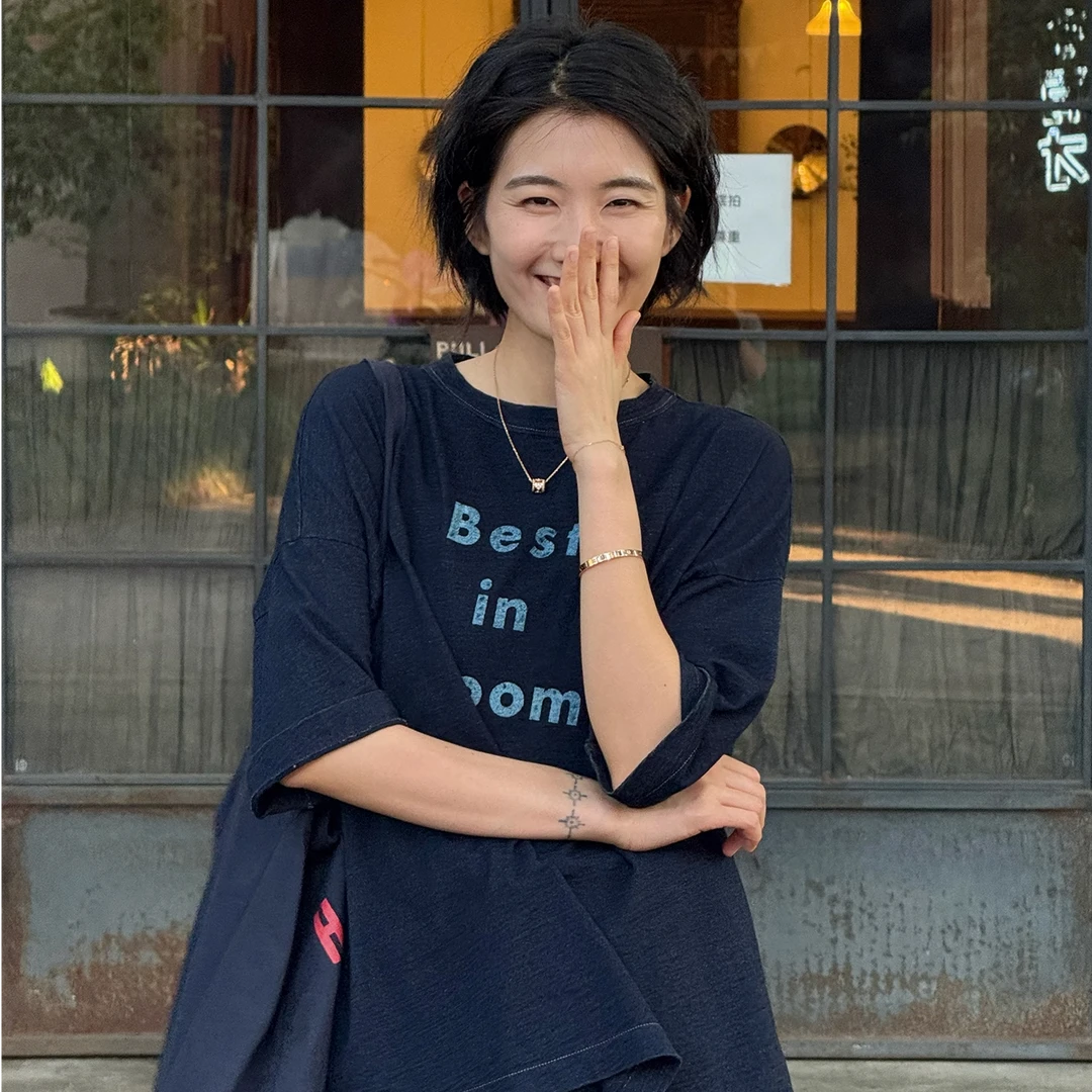 浪清/女装推荐 优娜熙简约字母印花舒适T恤44824#2025夏新款上衣