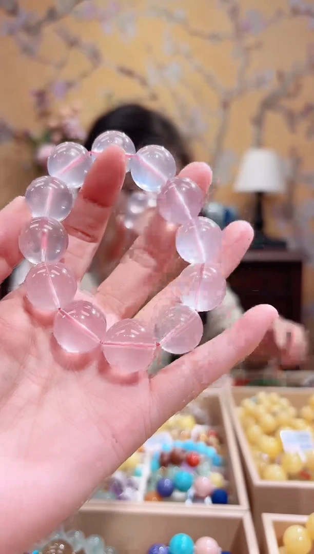 未镶嵌手串水晶设计款手串17.9天然晶体结构