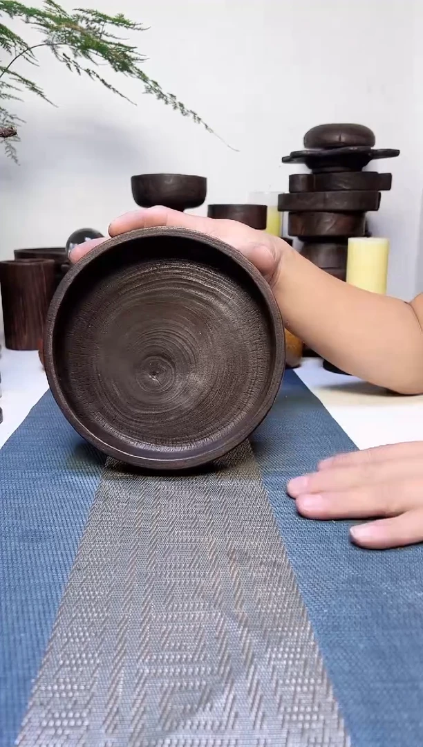香樟木侘寂风碳化木器