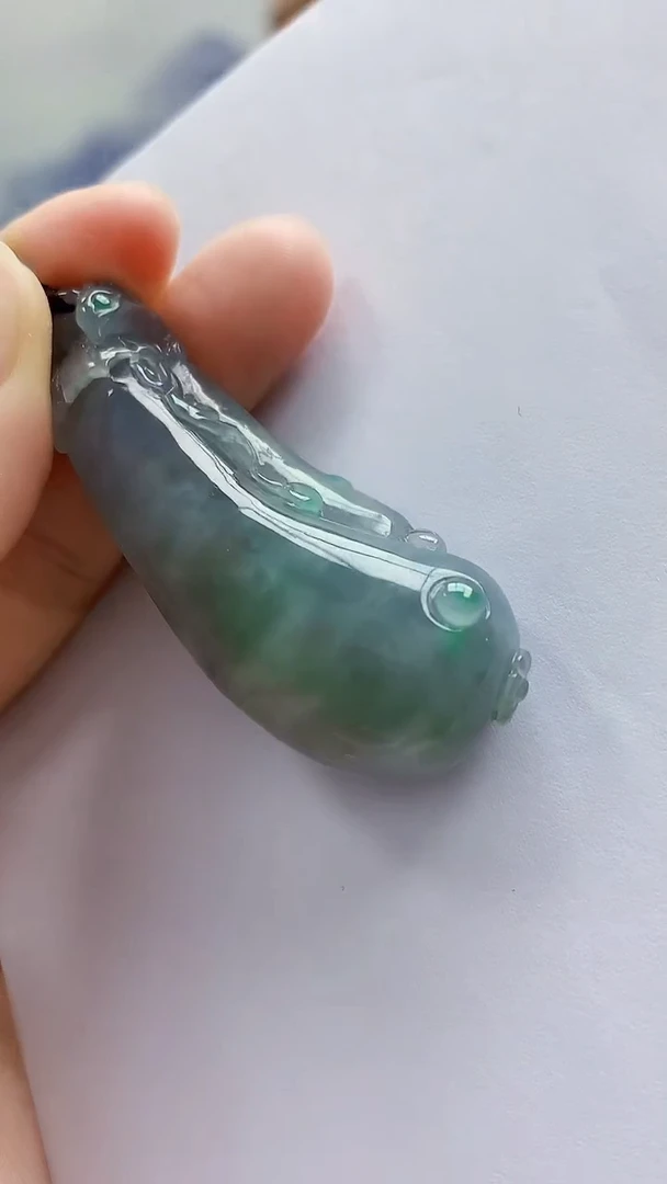 未镶嵌定制翡翠5167lr-毛货挂件62