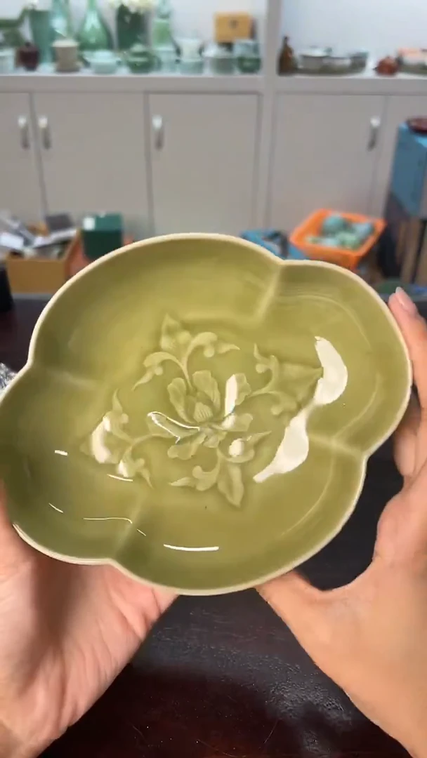 龙泉云间青瓷小米茶器