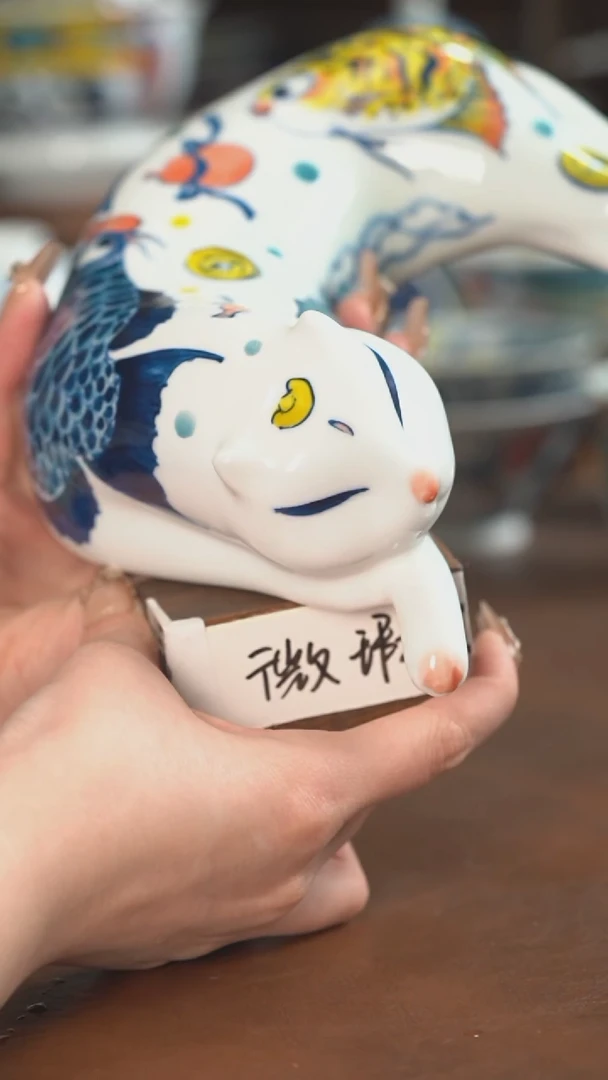 【闪购商品】猫猫摆件微瑕福利）景德镇昨明陶瓷
