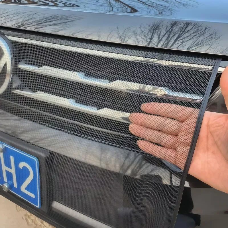 汽车防柳絮脸防车前杨棉网水箱车头防蚊防尘网中网水箱防虫网通用