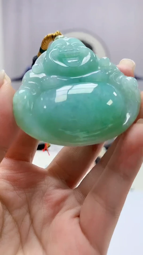 定制翡翠未镶嵌5060ms-毛货47佛公