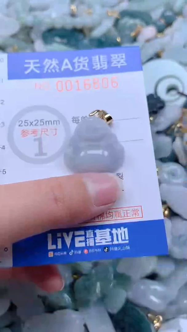 翡翠未镶嵌吊坠(不含链)1