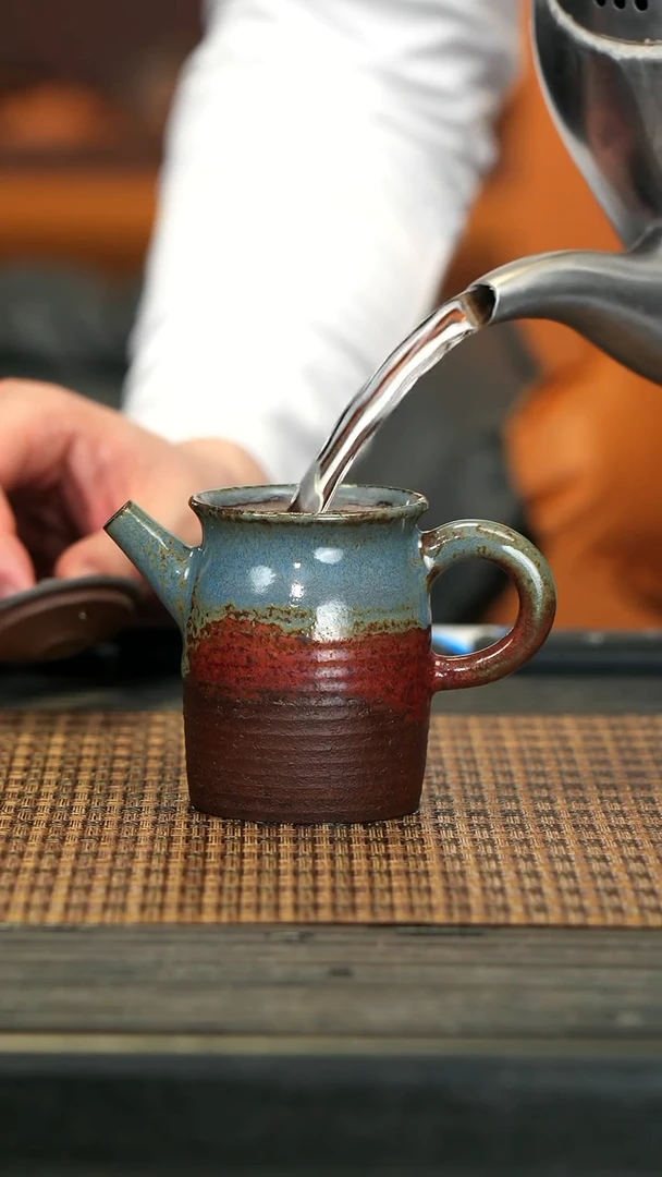 【闪购商品】紫砂茶壶ZCJ89柴烧 高罐