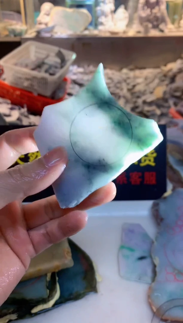 裸石翡翠0朗0翡翠珠宝815