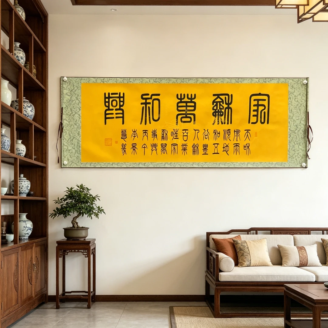 家和万事兴 六尺 李景慧老师作品