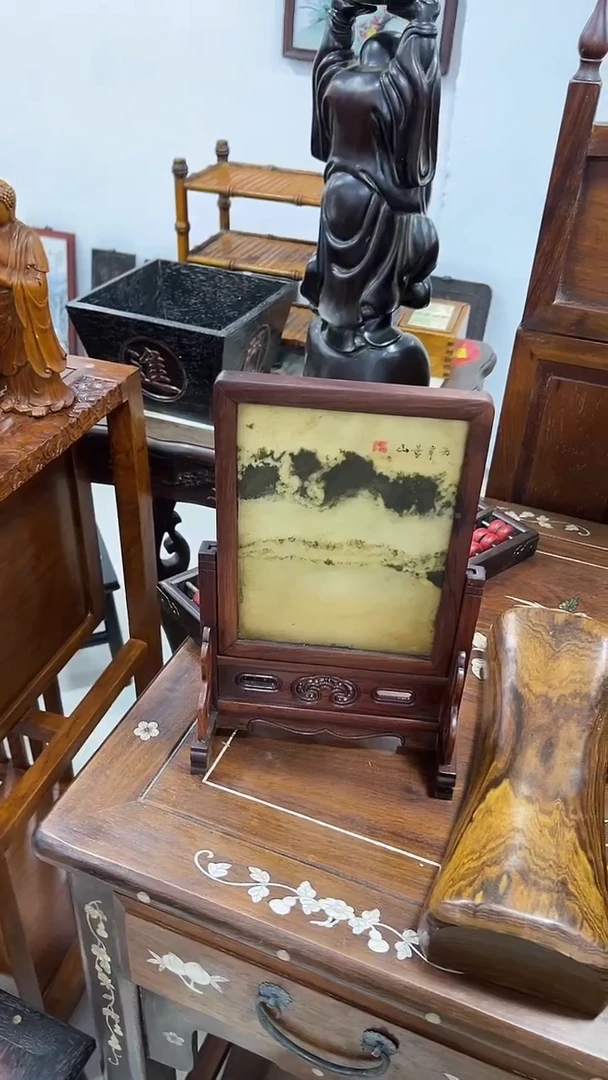 木忆沐铜茶具茶架1