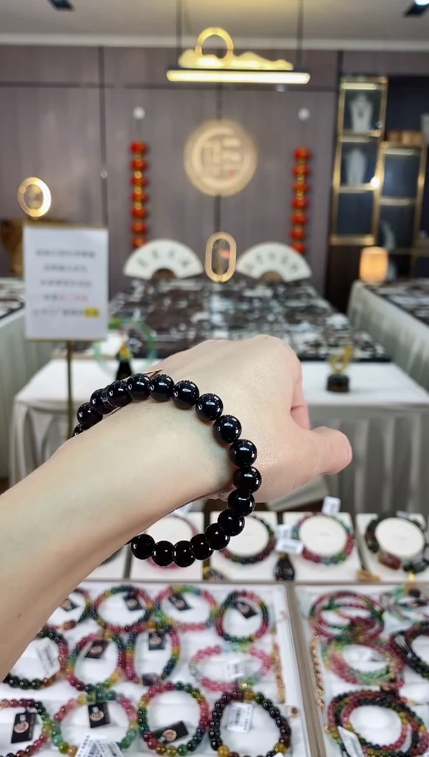 【闪购商品】碧玺单圈手串8mm+未镶嵌（多样性发一条）hon