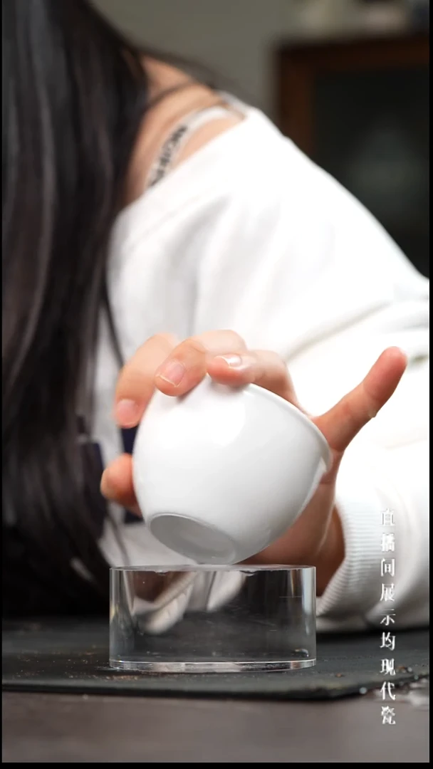 景德镇高白泥缸杯