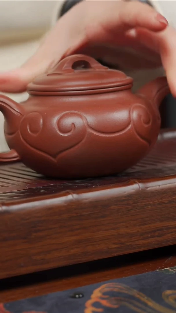 茶壶紫砂宜兴紫砂如意仿古