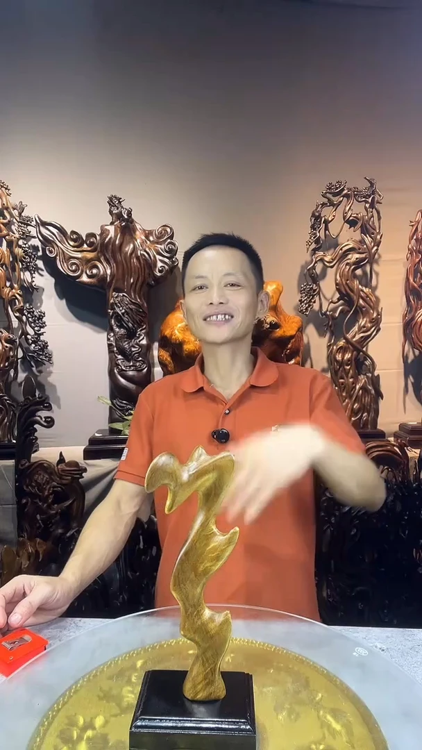 金丝楠龙**海小叶桢楠随行摆件29