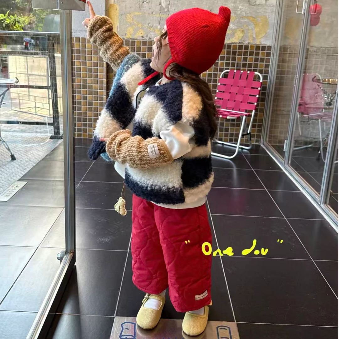 5655女童百搭加厚款棉裤