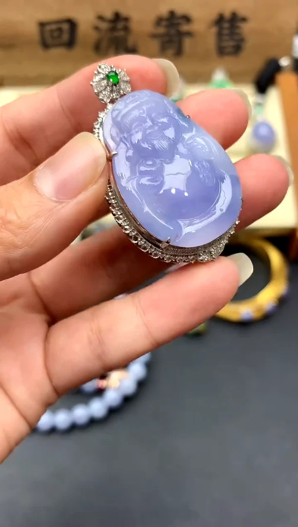 【闪购商品】翡翠颈饰18K金镶嵌637-中国好珍宝