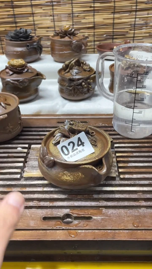 【闪购商品】杯024精美粗陶手工柴烧