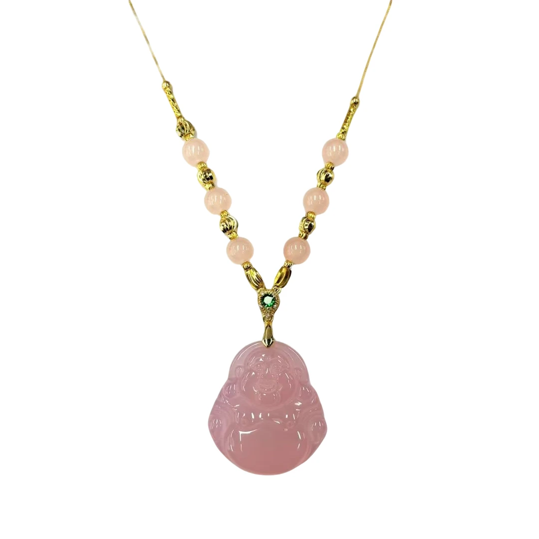 y2563-国风设计款冰花芙蓉佛公吊坠-赠礼盒