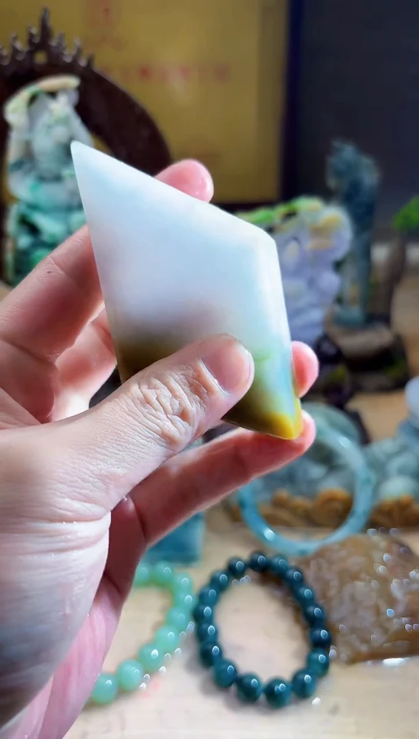 未镶嵌挂件翡翠A货张麦6295