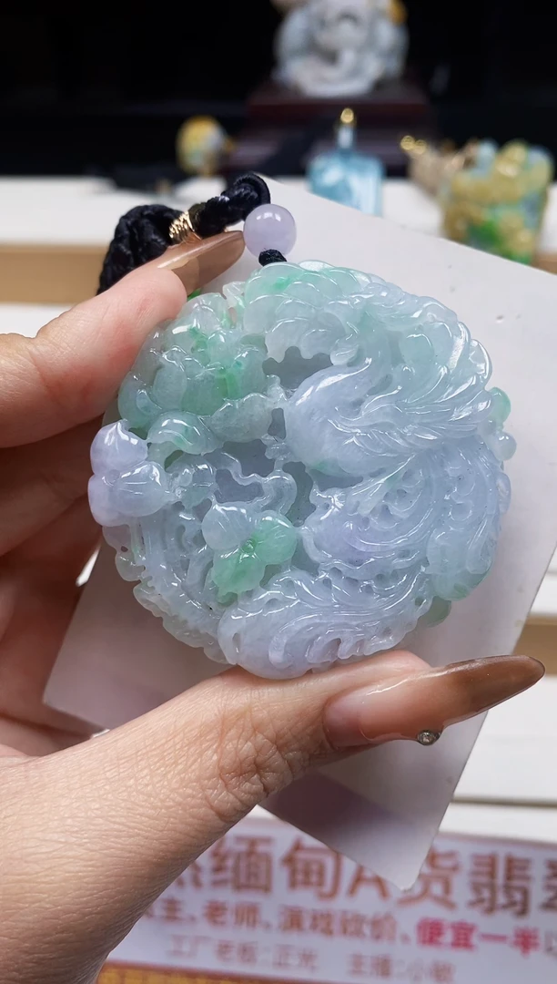 颈饰未镶嵌翡翠翡翠A货