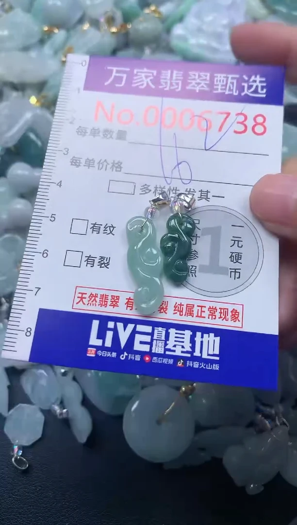 颈饰未镶嵌翡翠6738