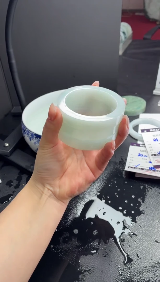 未镶嵌手镯定制翡翠河****司DDJ4049
