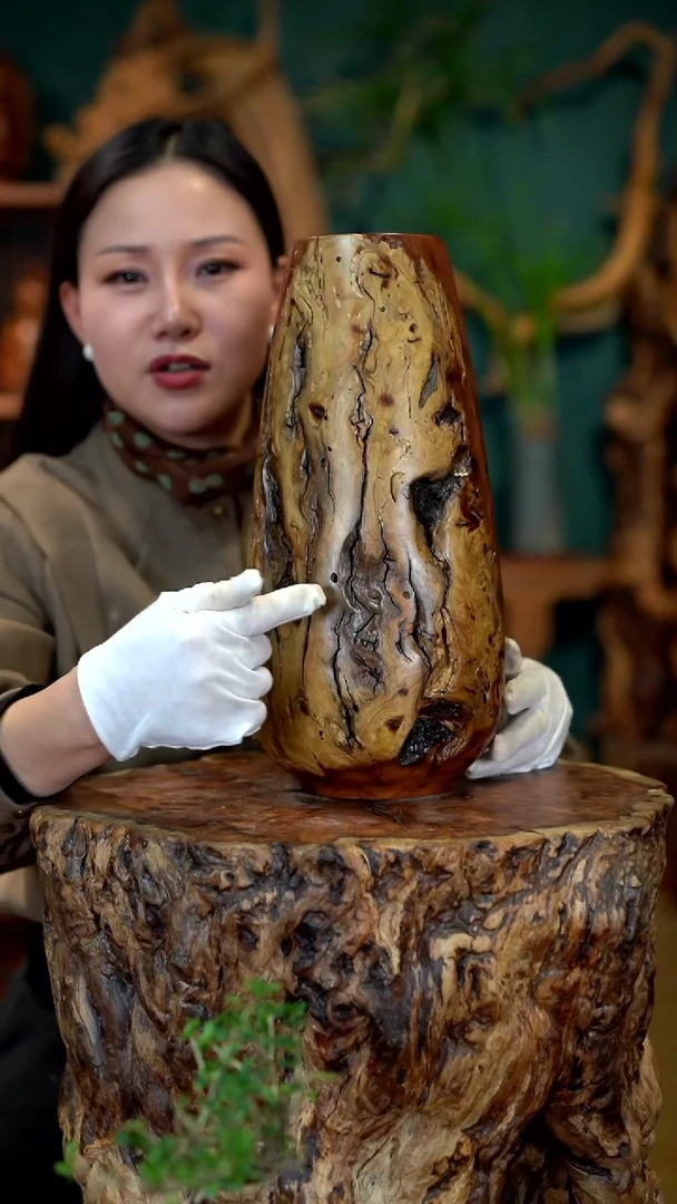 枣木雷击枣木水滴瓶