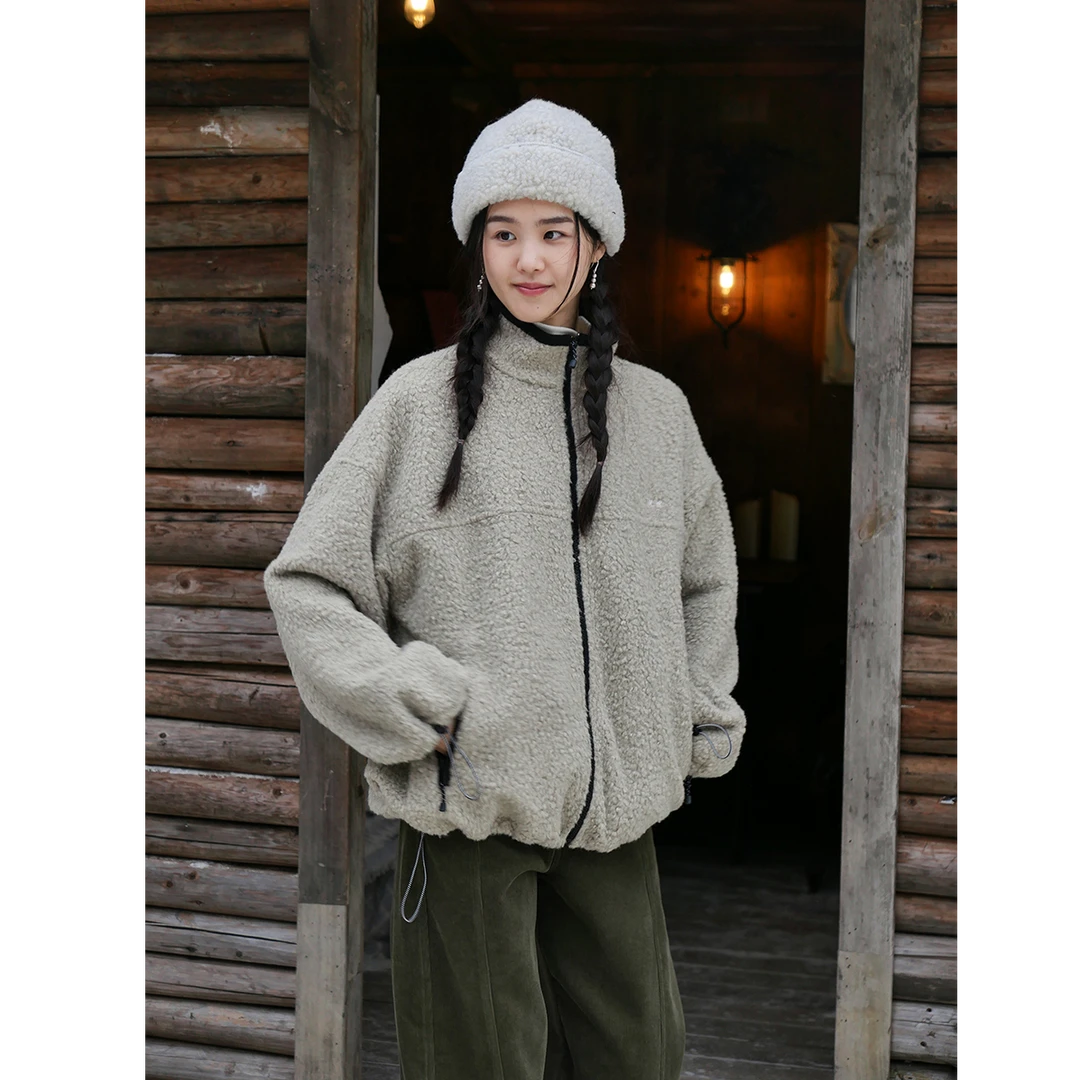 《新品上新》韩系加厚百搭羊羔绒宽松摇粒绒秋冬必备短外套 92561