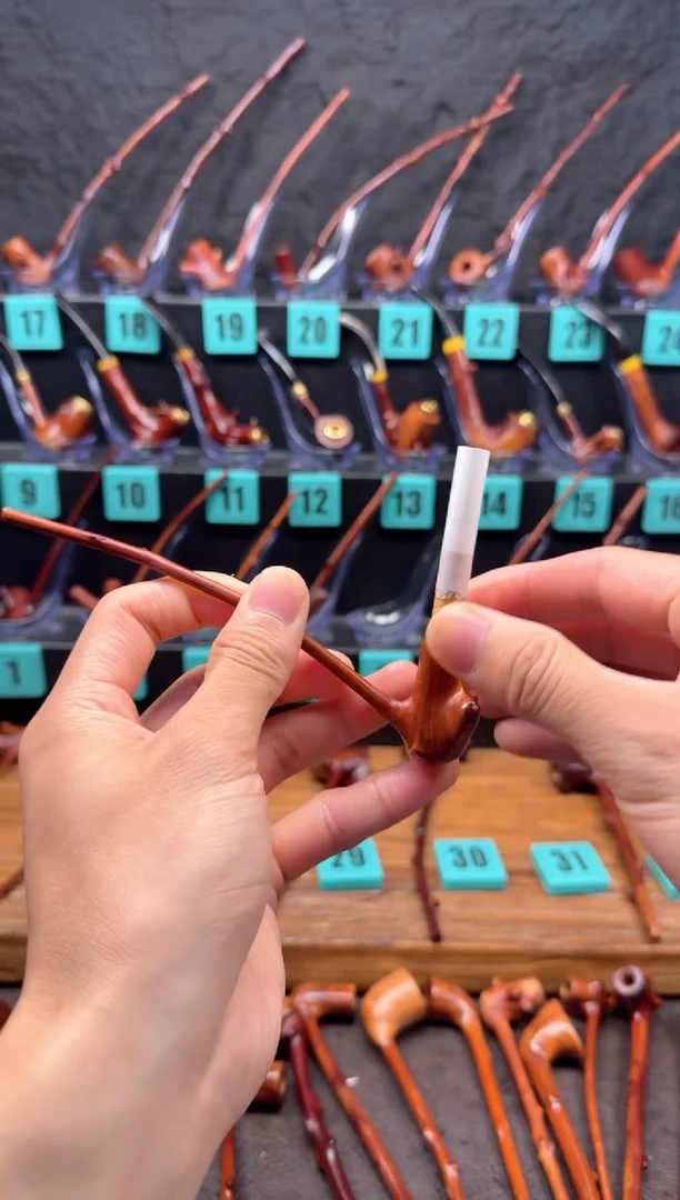 一物一图檬子木手工香烟嘴