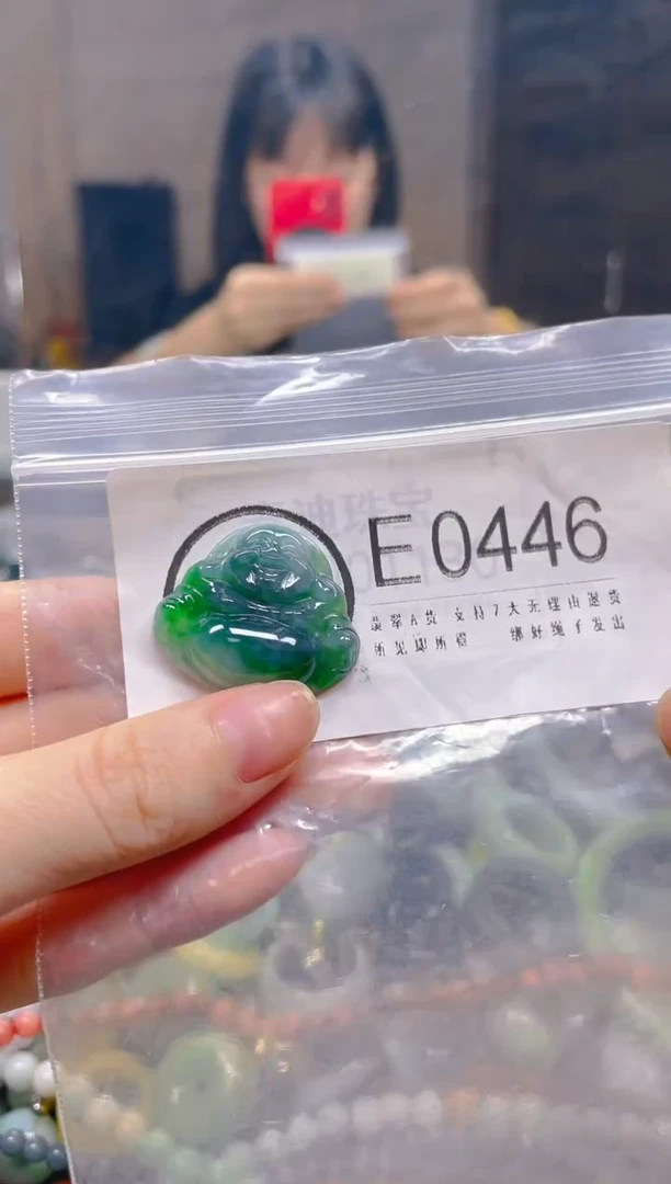 翡翠未镶嵌颈饰/E/翡翠A货一图一物