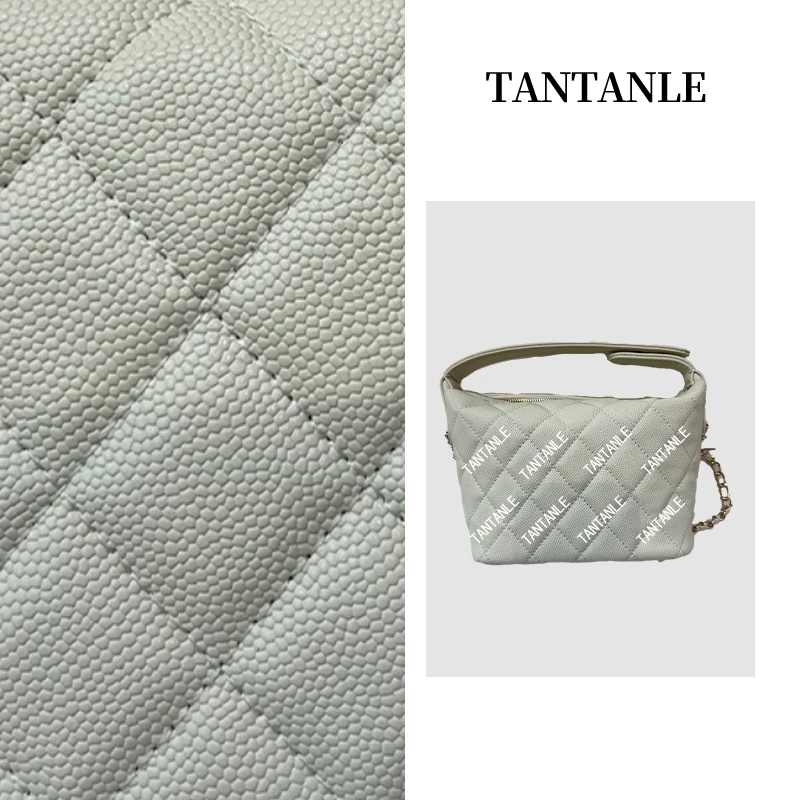 高定单肩斜跨时尚百搭轻奢腋下女包白色女士真皮小众简约潮流肩包