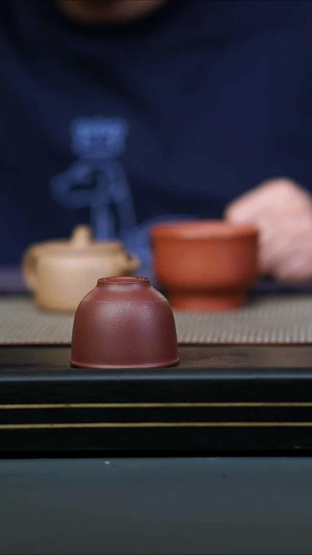茶壶紫砂底槽清铃铛杯90cc