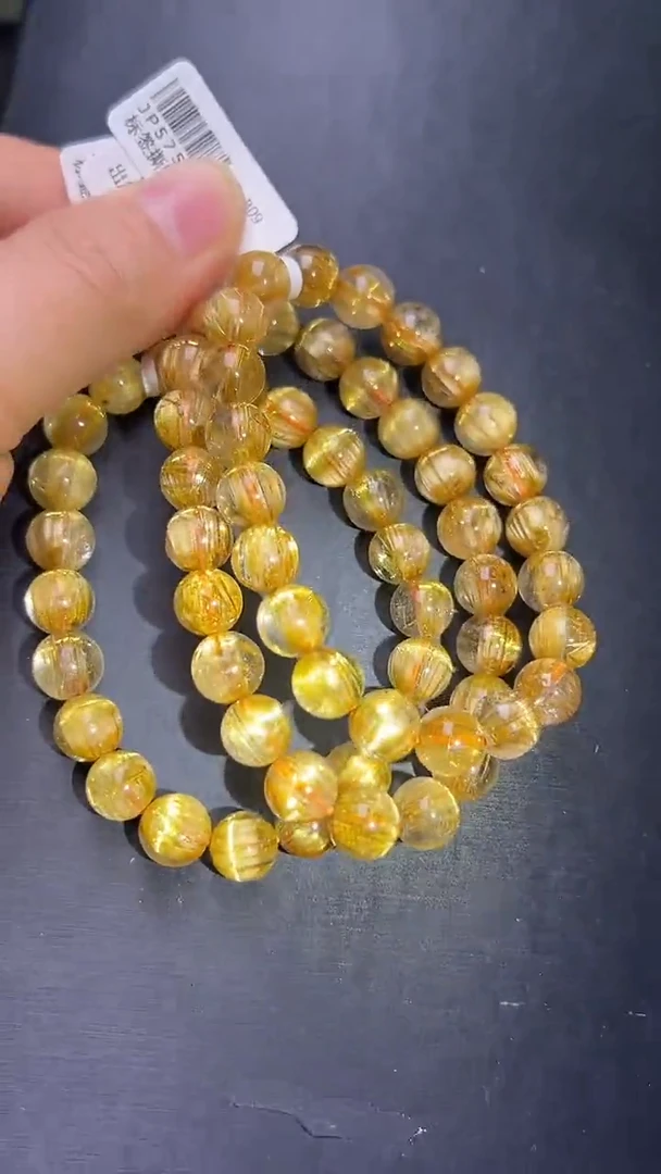 未镶嵌手串水晶多样性发一钛晶手串9mm+ JP57518