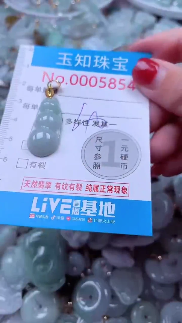 吊坠(不含链)未镶嵌翡翠5854