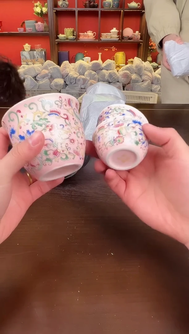 【闪购商品】粉缠枝莲1111111111111