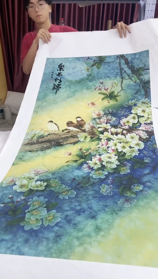 国画九霄甄选国画作品zhb092