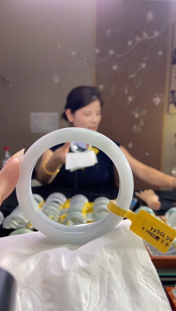 未镶嵌手镯翡翠曾*~圈口x59