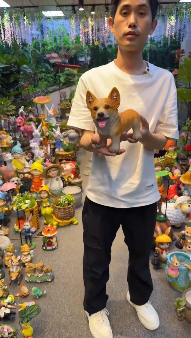 无花朵花园庭院摆件&00&