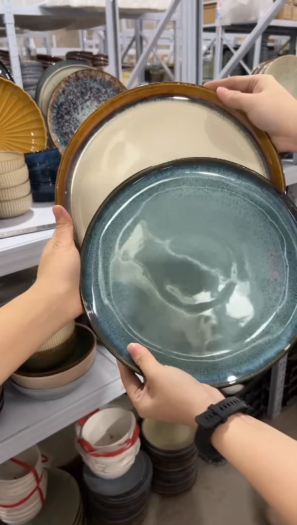陶瓷外贸尾货瑕疵满20包邮X2 大盘组合