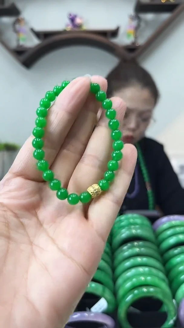 【闪购商品】翡翠颈饰未镶嵌闪60 手串