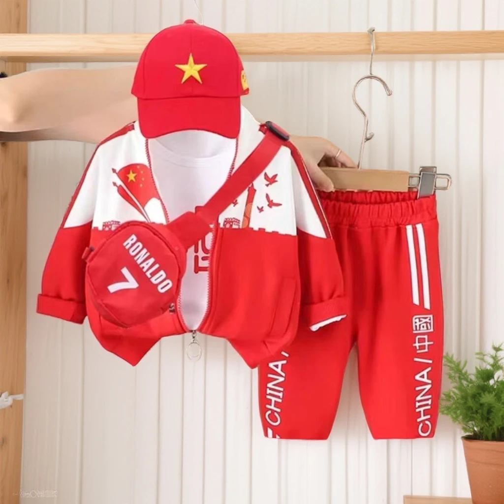 儿童衣服洋气童装男女童春秋衣服流光风秋女童儿童套装男款宝宝