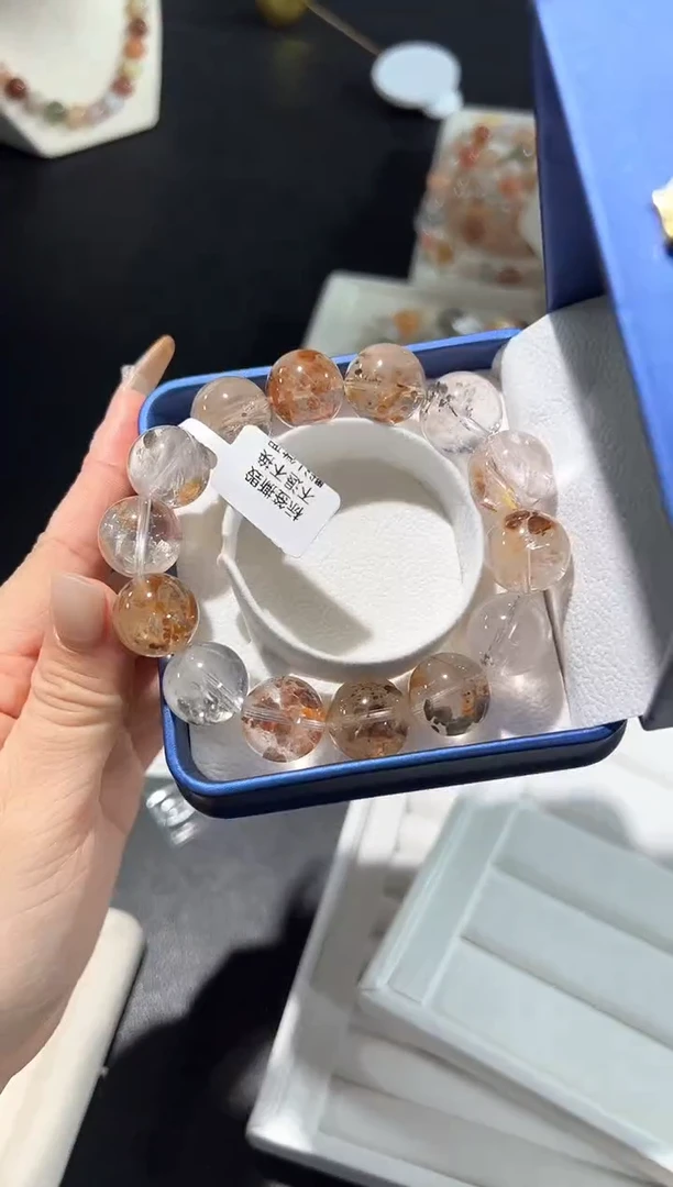 未镶嵌手串水晶84p多样性发其一【1条】默认微瑕16mm