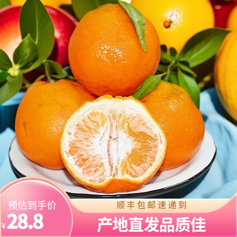 顺丰包邮四川蒲江春见耙耙柑【商品果】产地直发新鲜采摘