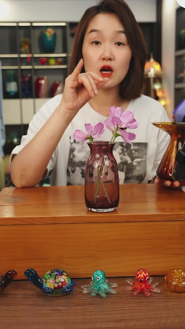 琉璃外贸花瓶花器花盆036