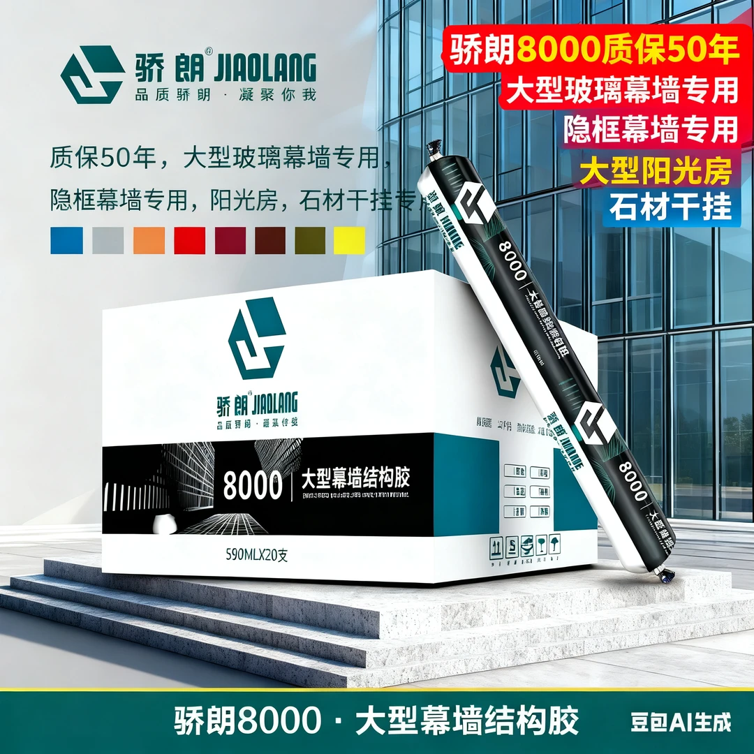 大型幕墙结构胶防水密封胶幕墙阳光房铝板石材粘接耐候胶