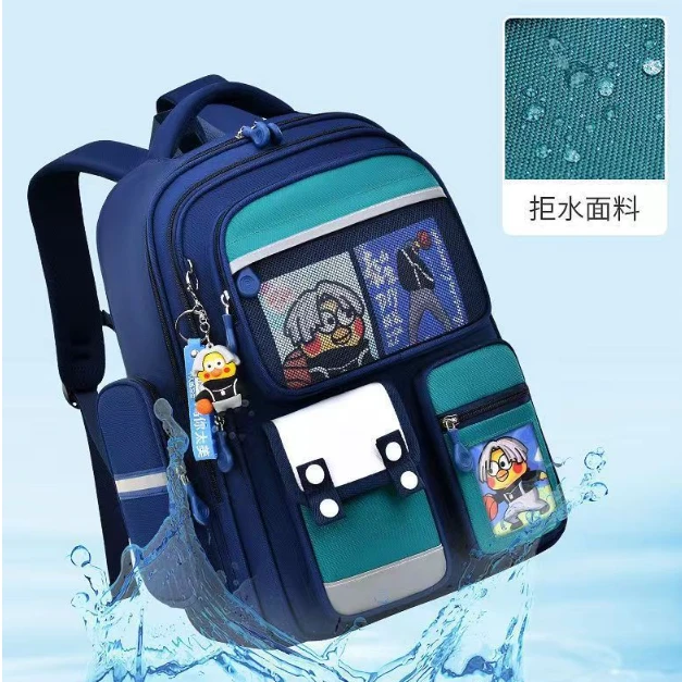 卡皮巴拉多功能减负书包1-3-6年级小学生书包护脊超轻学生书包